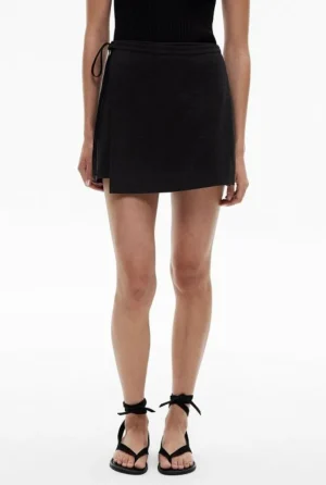 Sale | Skirts^Witchery Tie Detail Wrap Skort Black