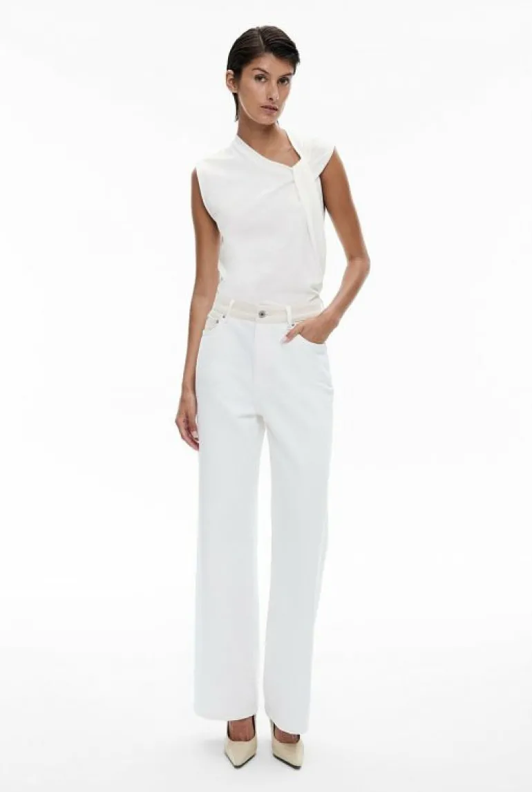 Tops & T Shirts^Witchery Twist Shoulder Tee FreshWhite