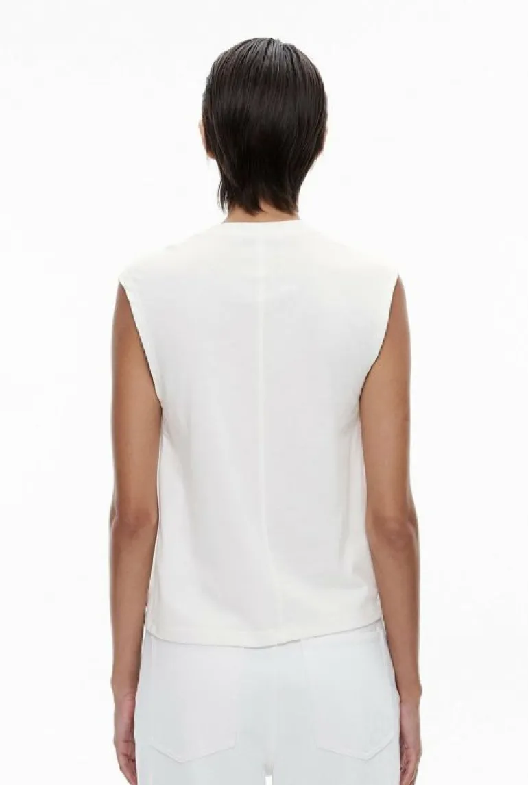 Tops & T Shirts^Witchery Twist Shoulder Tee FreshWhite