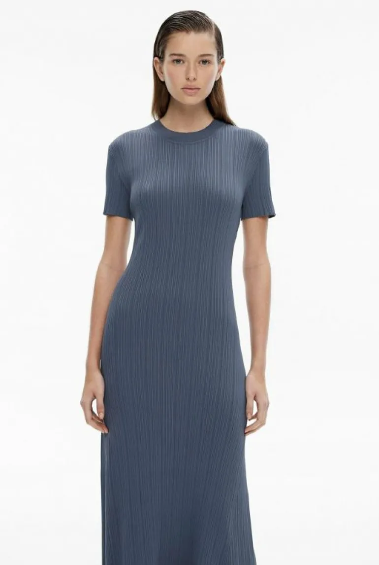 Sale | Knitwear^Witchery Variegated Short Sleeve Knit Dress SlateBlue