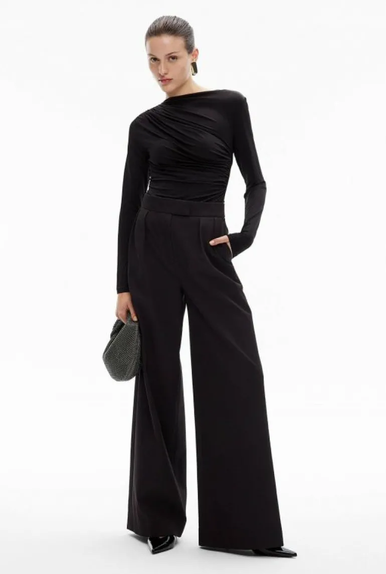 Sale | Pants^Witchery Waisted Pleat Trouser Black