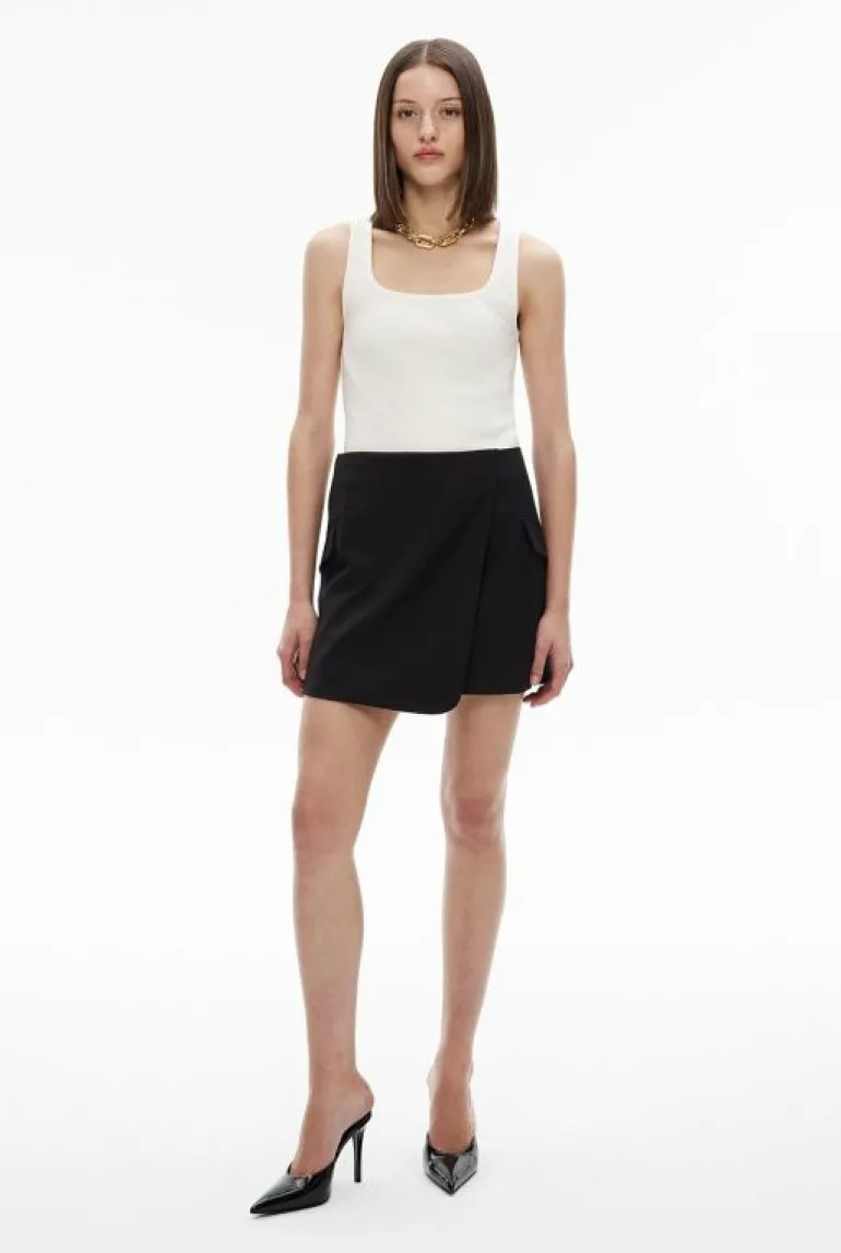 Sale | Skirts^Witchery Wrap Mini Skirt CharcoalMelange