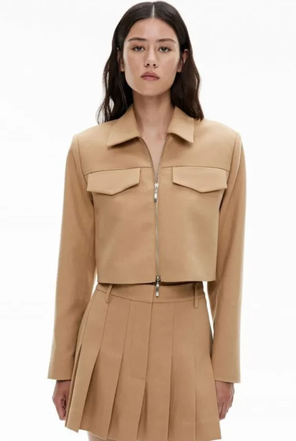 Jackets & Coats^Witchery Zip Front Jacket Black